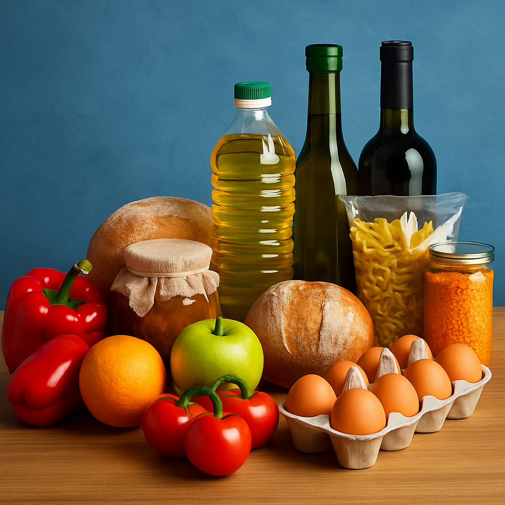 Alimentos e bebidas importados